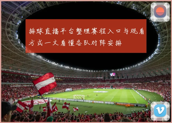 排球直播平台整理赛程入口与观看方式一文看懂各队对阵安排