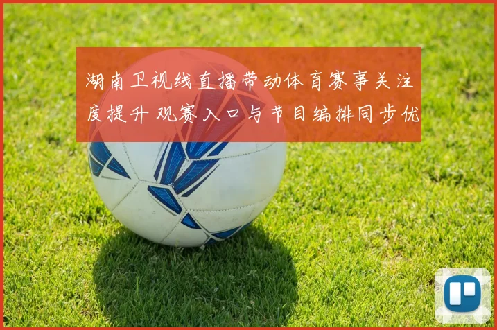 湖南卫视线直播带动体育赛事关注度提升 观赛入口与节目编排同步优化