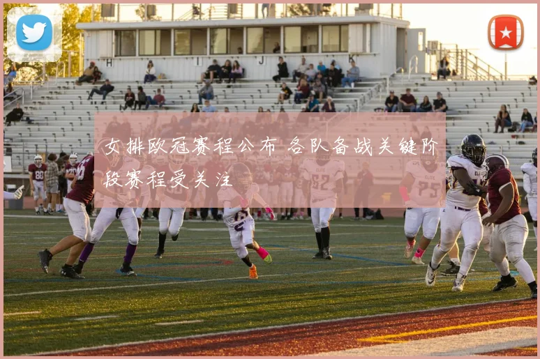 女排欧冠赛程公布 各队备战关键阶段赛程受关注